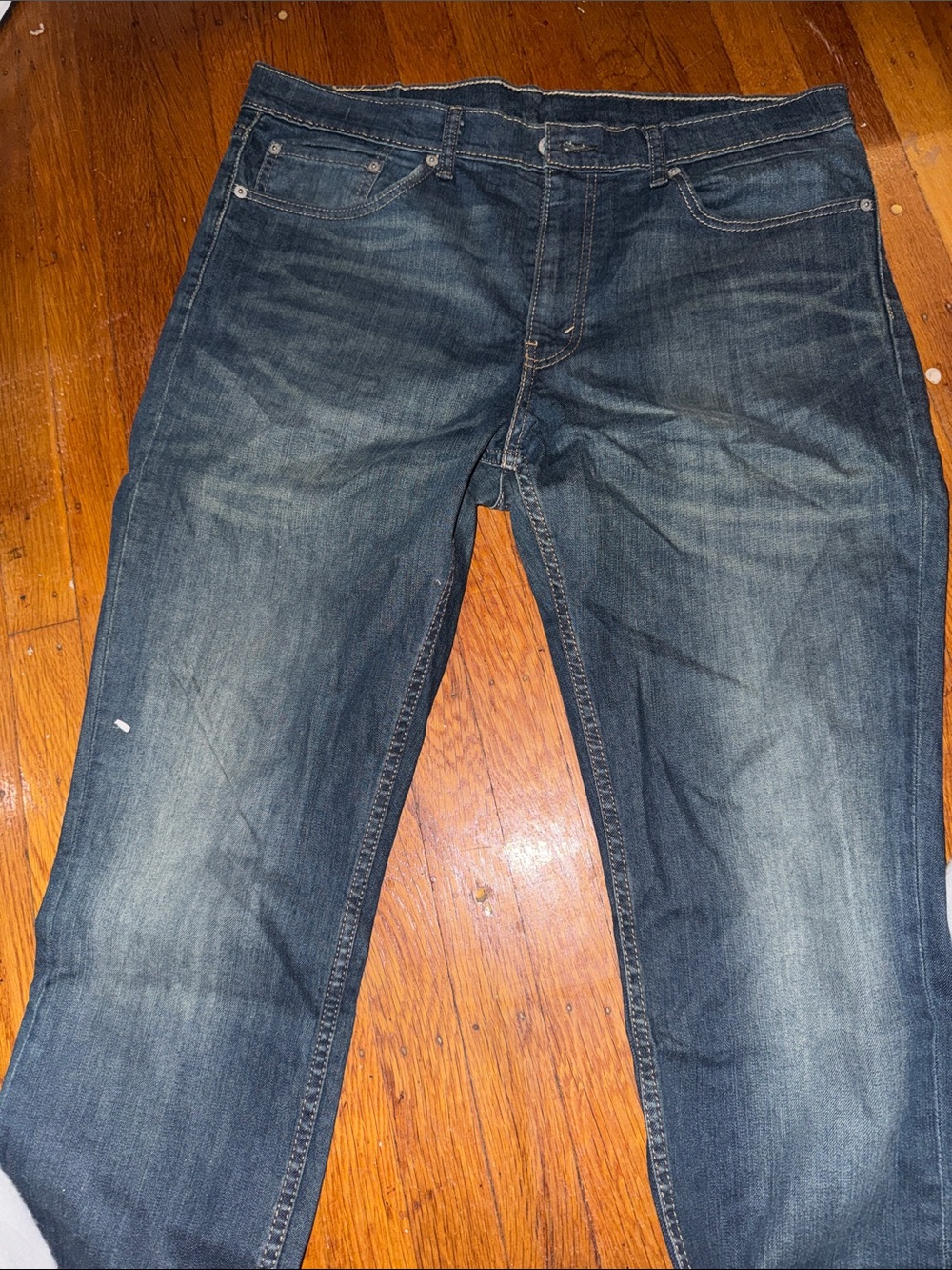 Levi's Men's Straight Fit Indigo Blue Jeans